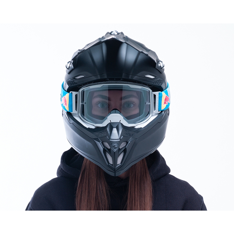 Gogle motocrossowe Red Bull Spect STRIVE S szare z przyciemnianymi szybkami