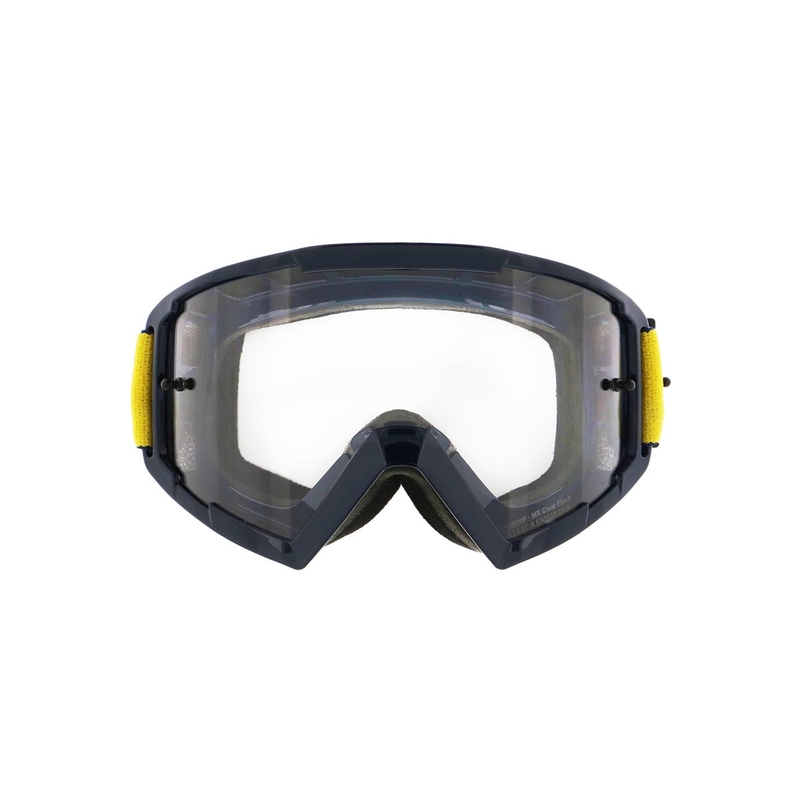 Gogle motocrossowe Red Bull Spect WHIP ciemnoniebieskie z przezroczystymi soczewkami