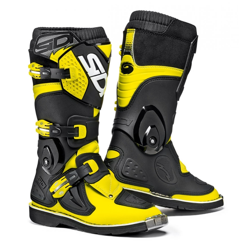Dětské motokrosové boty Sidi Flame fluo žluto-černé