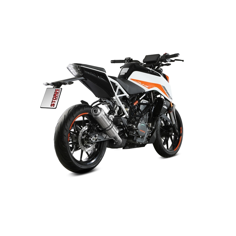 Silencer STORM GP Stainless Steel for KTM Duke 390 2021-2023, KTM Duke 125 2021-2023