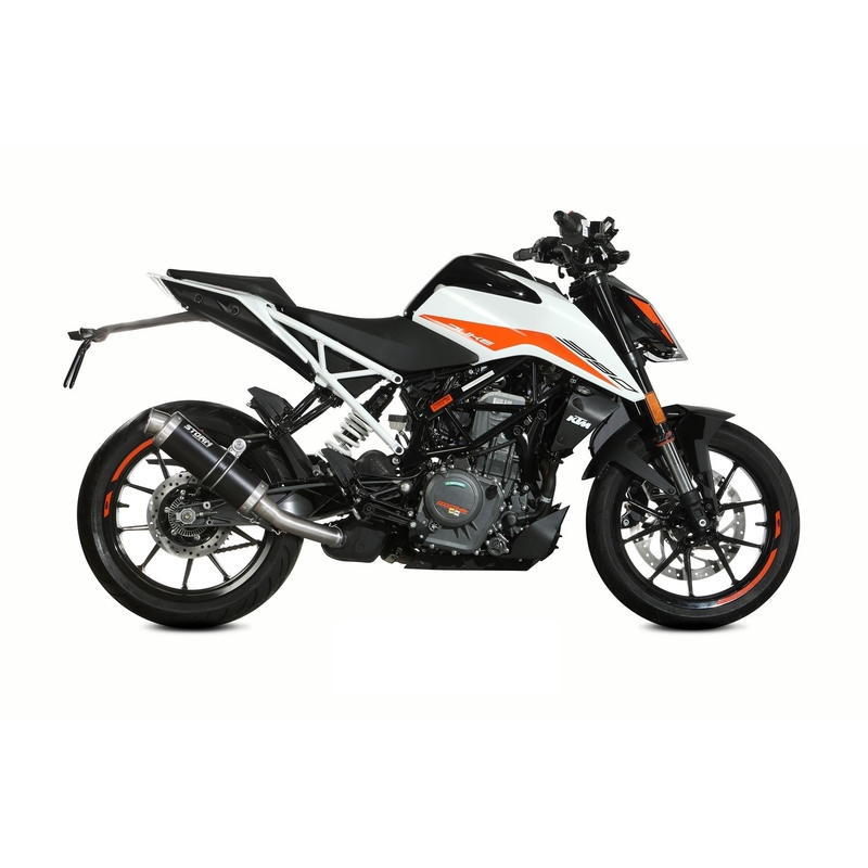 Silencer STORM GP Black for KTM Duke 390 2021-2023, KTM Duke 125 2021-2023