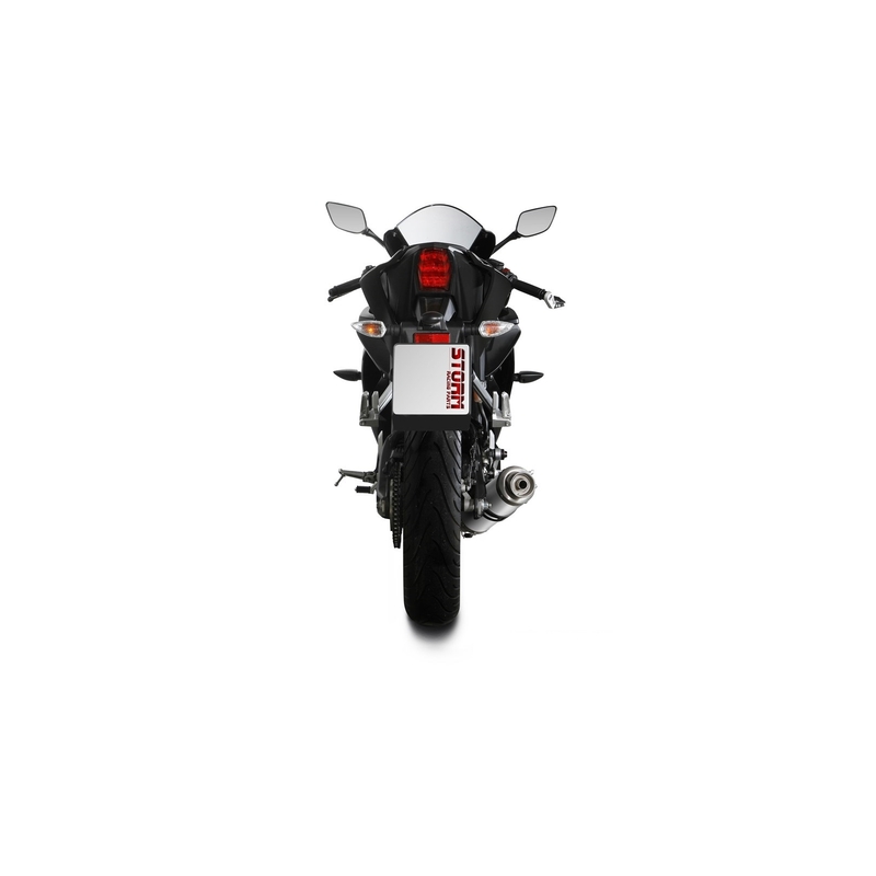 Full exhaust system 1x1 STORM GP Stainless Steel for YAMAHA YZF-R 125 2019-2024, YAMAHA MT 125 2020-2024