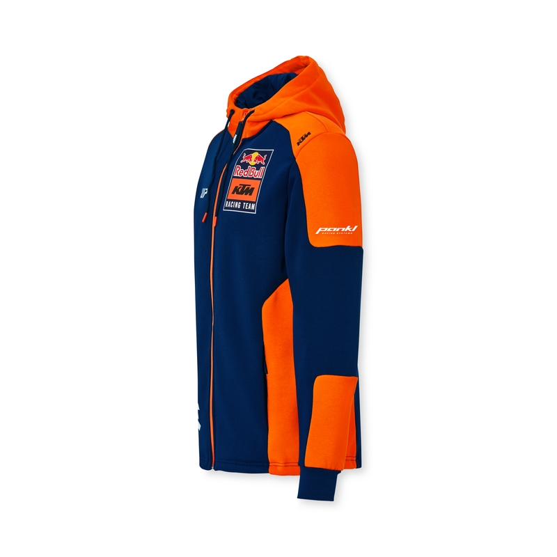 Bluza z kapturem KTM Replica Team niebiesko-pomarańczowa