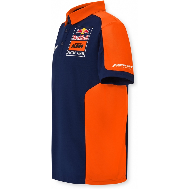 Koszulka polo KTM Replica Team niebiesko-pomarańczowa wyprzedaż