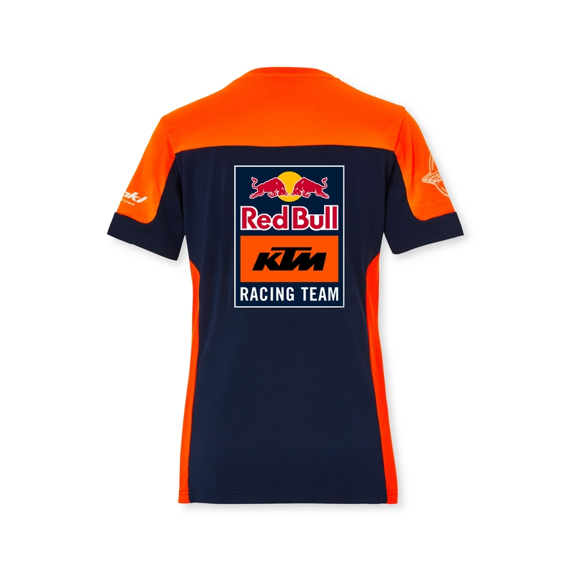 Damska koszulka KTM Replica Team niebiesko-pomarańczowa
