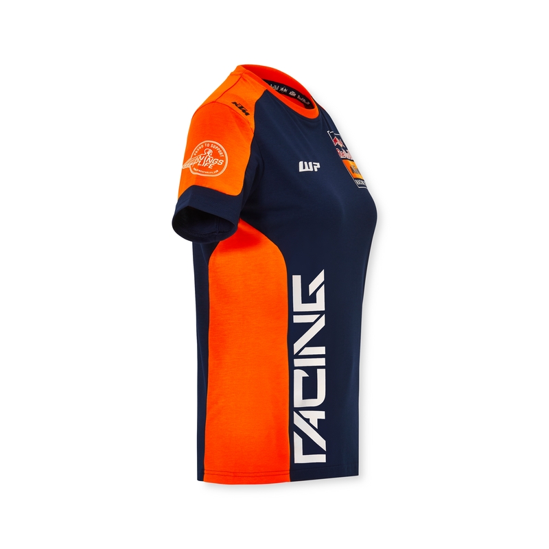 Damska koszulka KTM Replica Team niebiesko-pomarańczowa