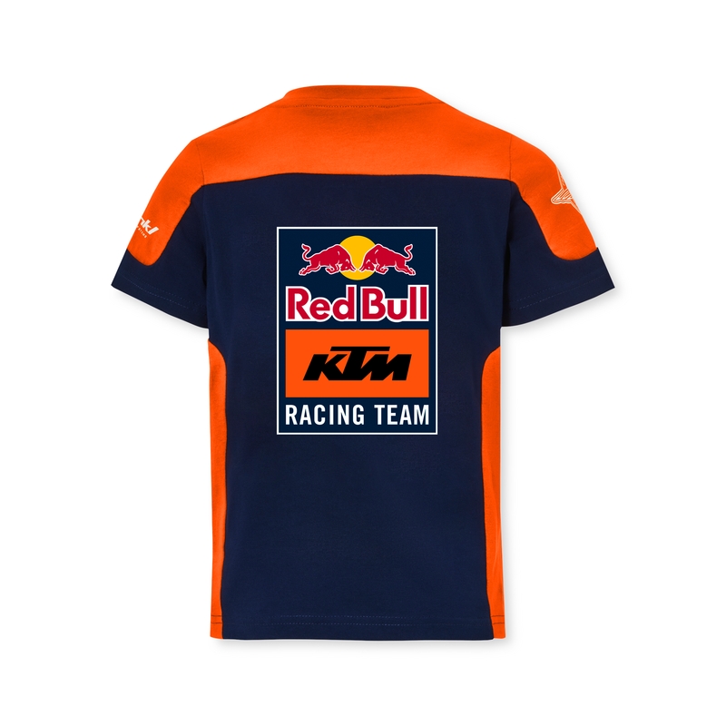 Koszulka dziecięca KTM Replica Team niebiesko-pomarańczowa