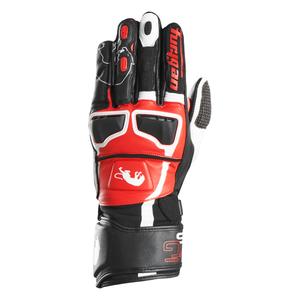 Rękawice motocyklowe Furygan STYG 15 czarno-biało-czerwone