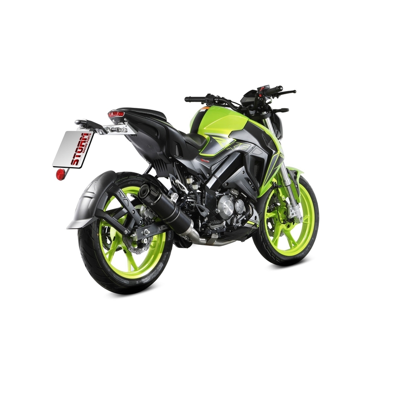 Full exhaust system 1x1 STORM GP Black for KEEWAY RKF 125 2021-2024