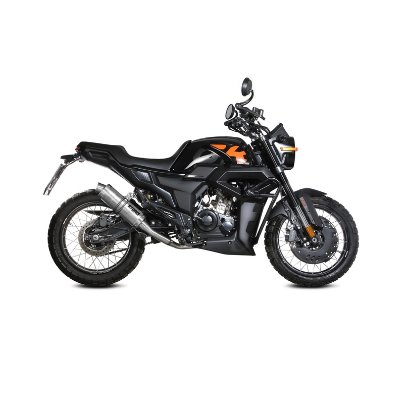 Full exhaust system 1x1 STORM GP Stainless Steel for ZONTES ZT 125 2021-2024