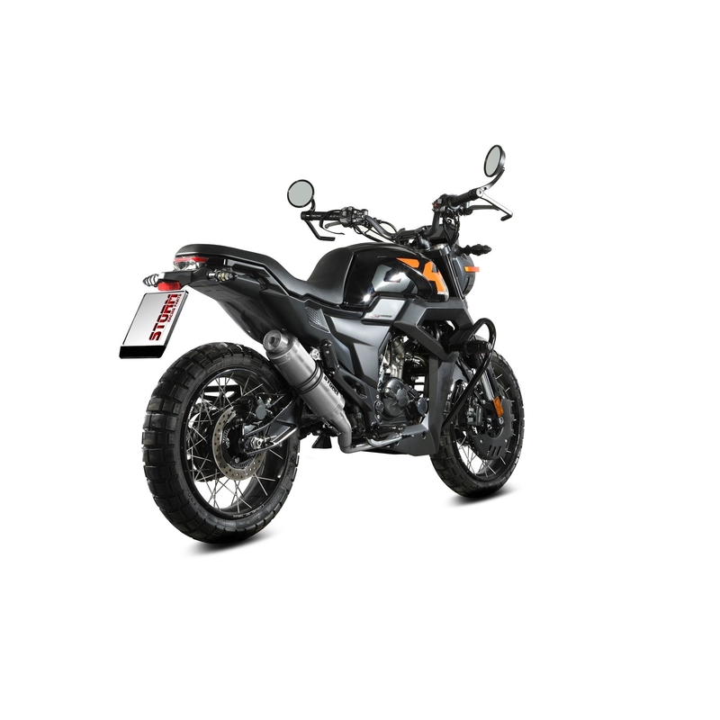 Full exhaust system 1x1 STORM GP Stainless Steel for ZONTES ZT 125 2021-2024
