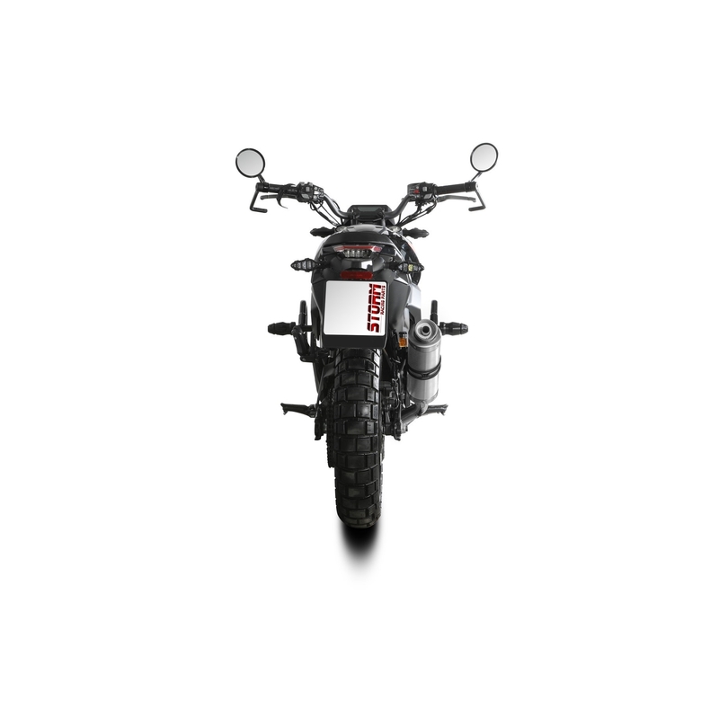 Full exhaust system 1x1 STORM GP Stainless Steel for ZONTES ZT 125 2021-2024