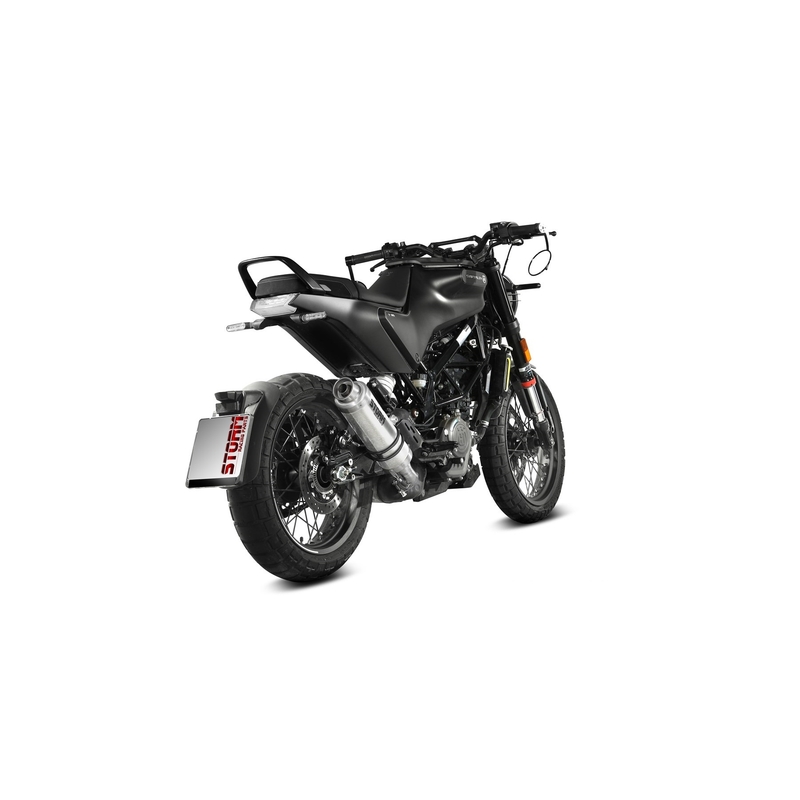 Silencer STORM GP Stainless Steel for HUSQVARNA Svartpilen 125 2021-2023