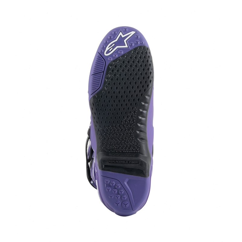Buty motocyklowe Alpinestars Tech 10 fioletowo-czarno-białe