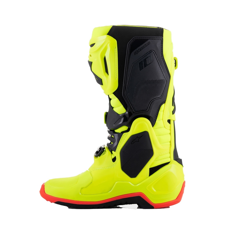 Buty motocyklowe Alpinestars Tech 10 żółte fluo-czarno-czerwone fluo