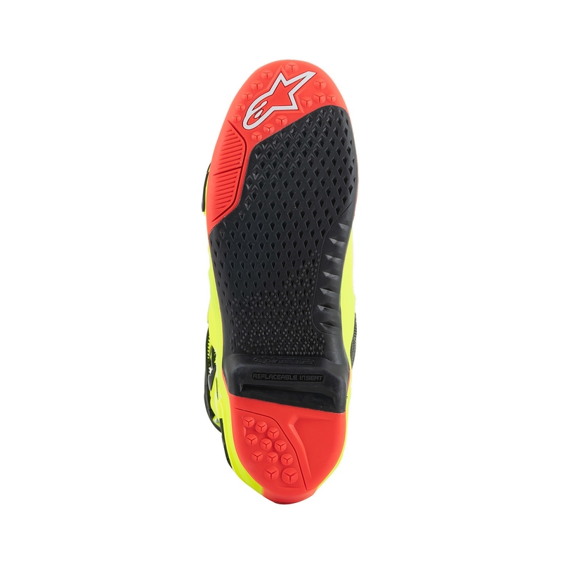 Buty motocyklowe Alpinestars Tech 10 żółte fluo-czarno-czerwone fluo