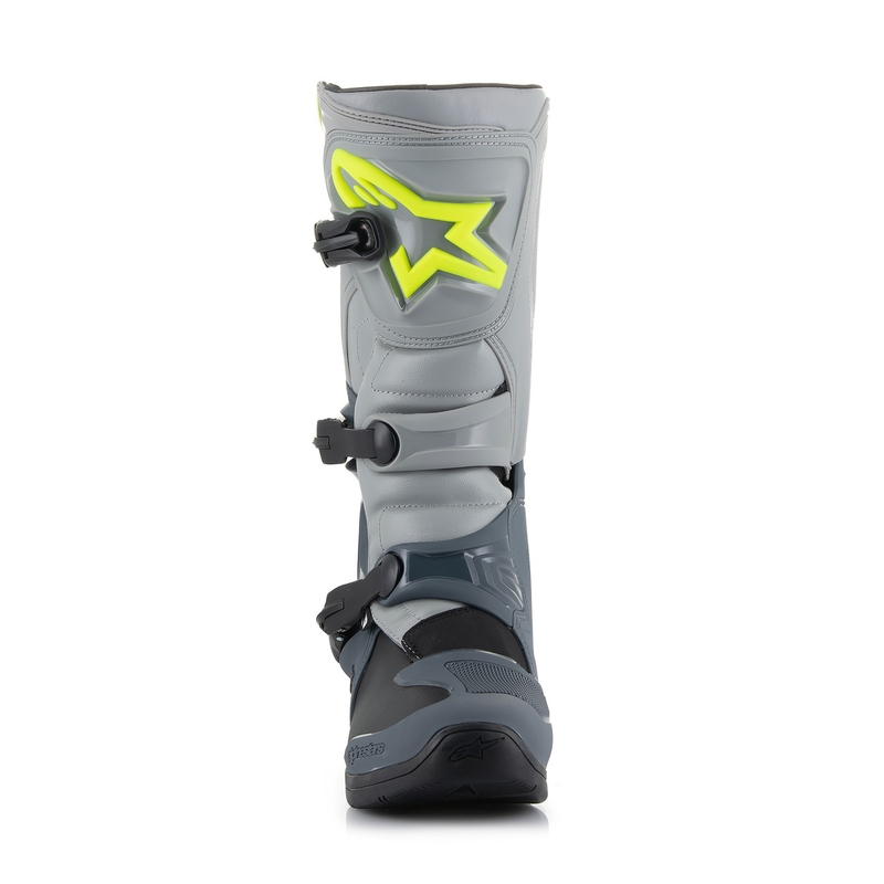 Buty motocyklowe Alpinestars Tech 3 jasnoszaro-czarno-fluo-żółte
