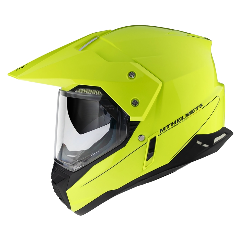 Kask enduro MT Synchrony Duosport SV fluo żółty
