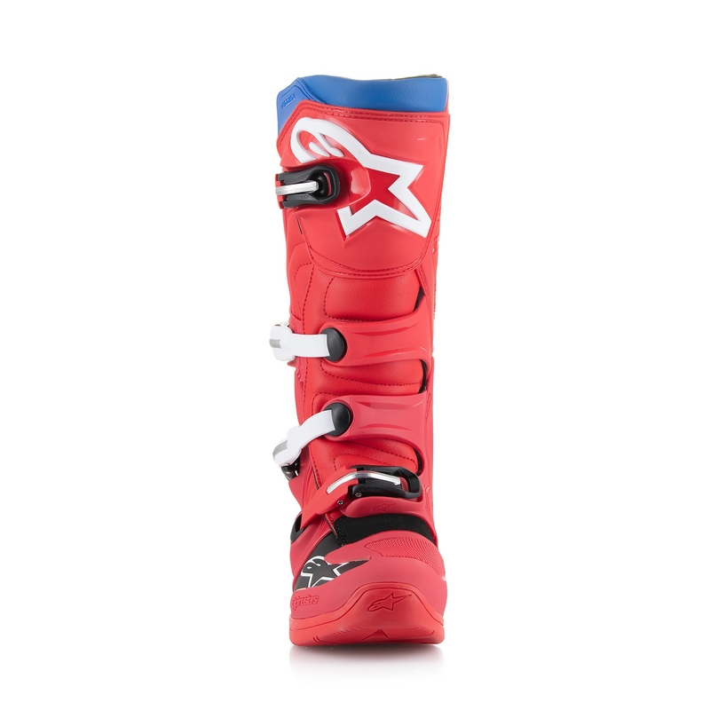 Buty motocyklowe Alpinestars Tech 5 czerwono-niebiesko-biało-czarne
