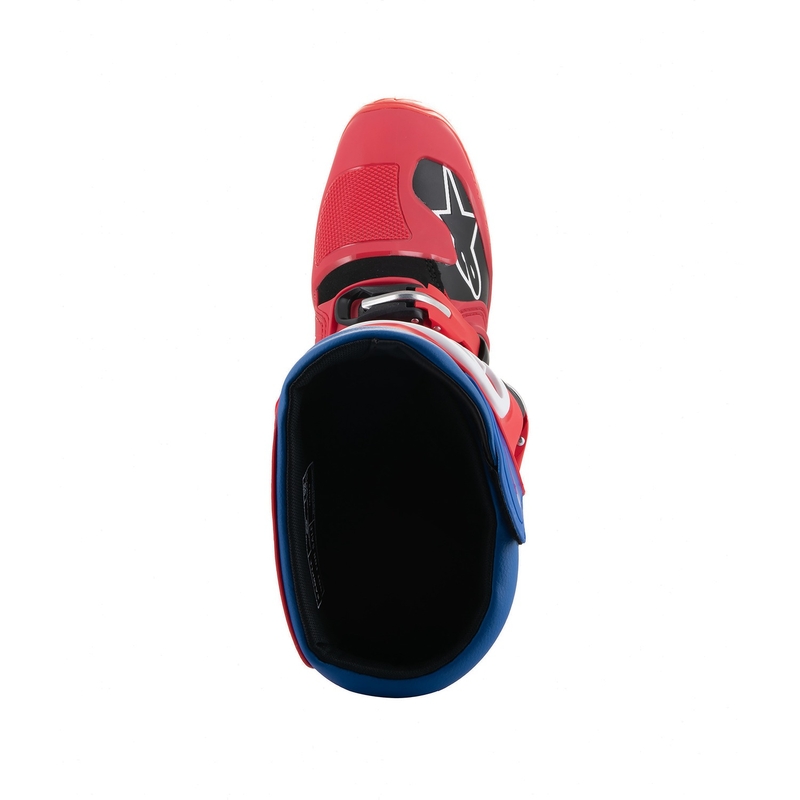 Buty motocyklowe Alpinestars Tech 5 czerwono-niebiesko-biało-czarne