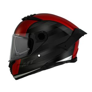 MT THUNDER 4 SV TREADS B5 czarno-czerwony integralny kask motocyklowy