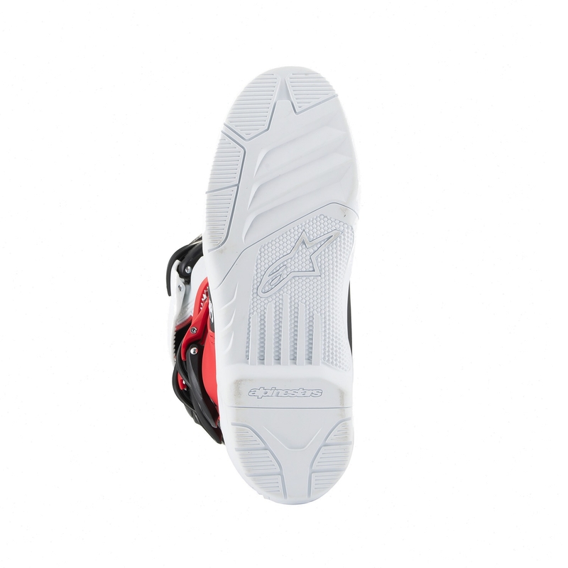 Dziecięce buty motocyklowe Alpinestars Tech 3S Youth biało-czarno-czerwone