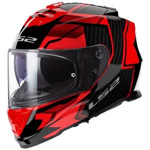 Integrální helma na motorku LS2 FF800 Storm II Tracker černo-červená