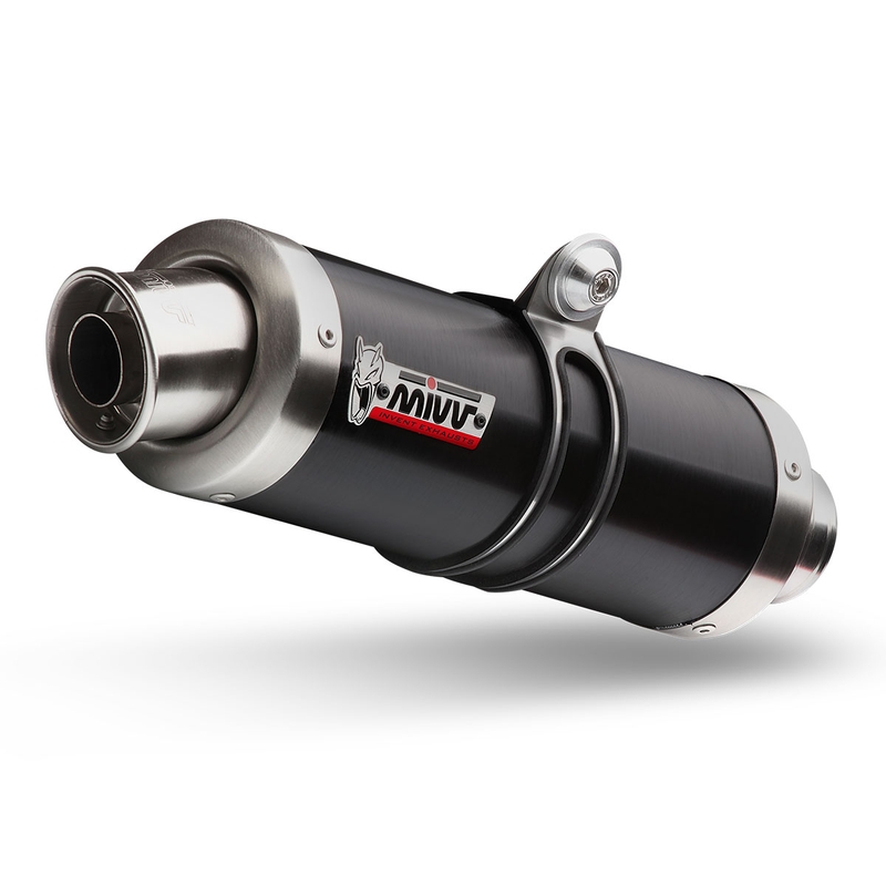 Full exhaust system 4x2x1 STORM GP Steel black for HONDA CB 650 R 2019-2023, HONDA CBR 650 R 2019-2023