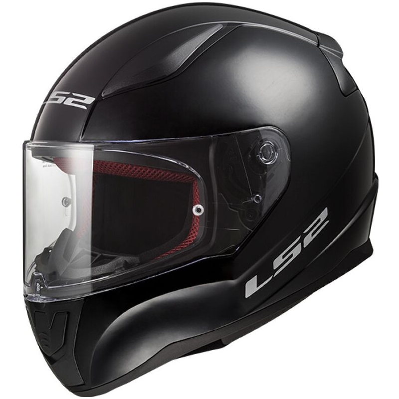 Kask motocyklowy integralny LS2 FF353 RAPID II SOLID czarny błyszczący