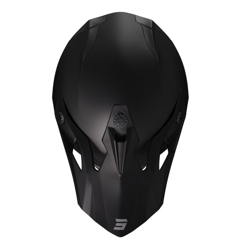 Kask motocrossowy Shot Pulse Solid 2.0 czarny matowy