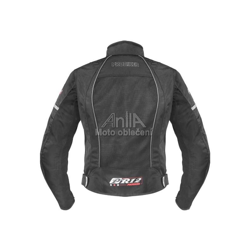 Motocyklowe damskie kurtki PROBIKER PR-12 czarny