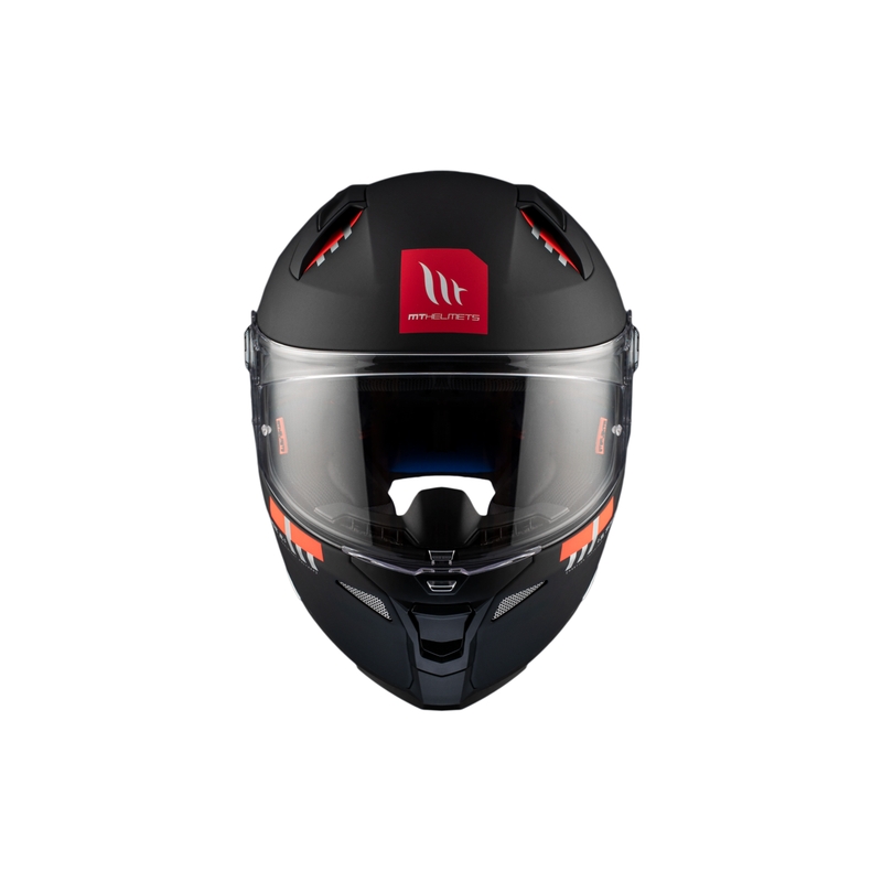 Zintegrowany kask motocyklowy MT REVENGE 2 S SOLID A1 czarny matowy
