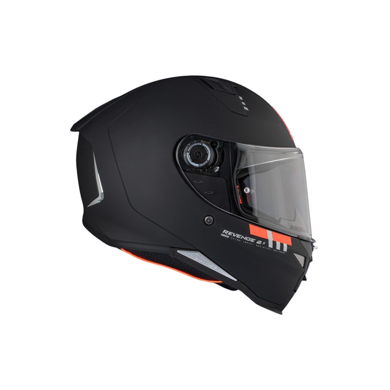Zintegrowany kask motocyklowy MT REVENGE 2 S SOLID A1 czarny matowy