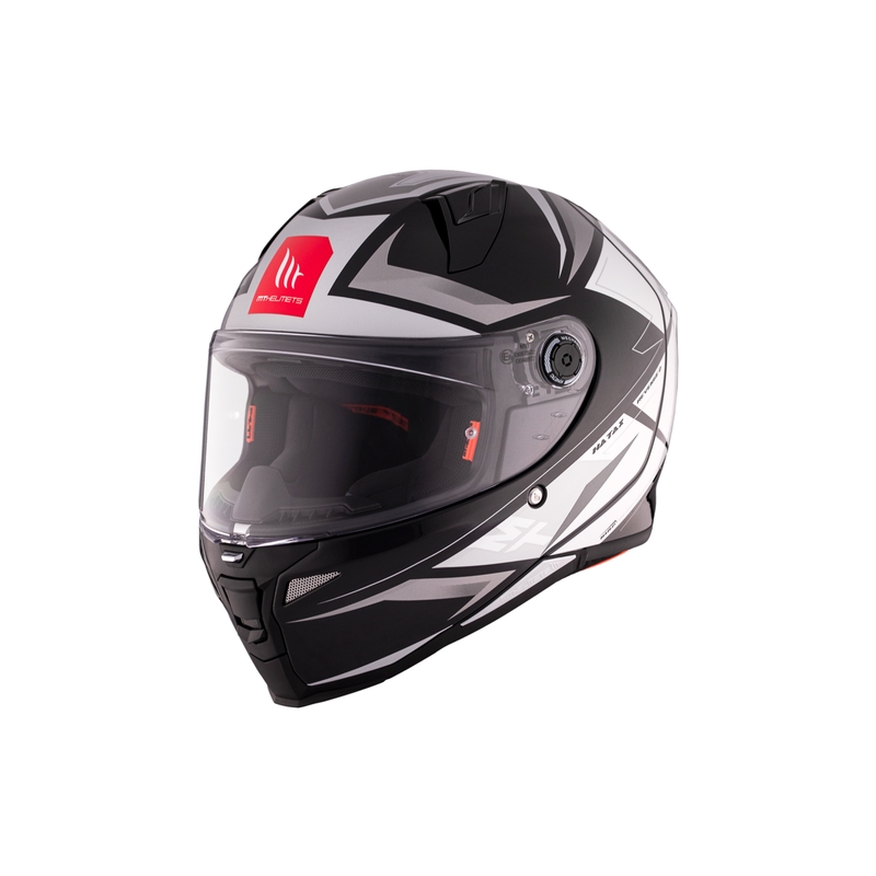 Kask motocyklowy integralny MT REVENGE 2 S HATAX B2 czarno-szaro-biały