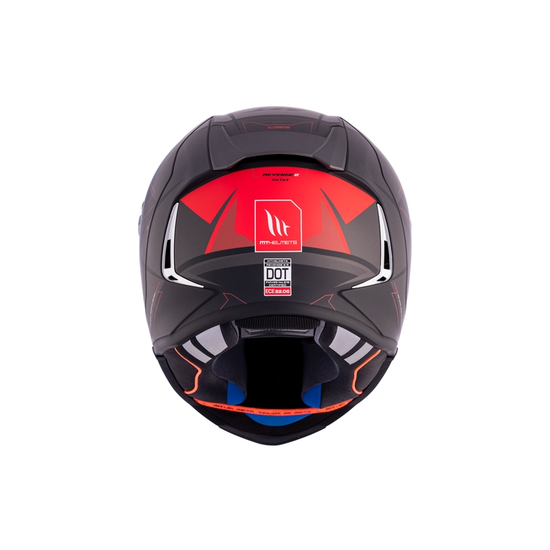 Kask motocyklowy integralny MT REVENGE 2 S HATAX B5 czarno-szaro-biały