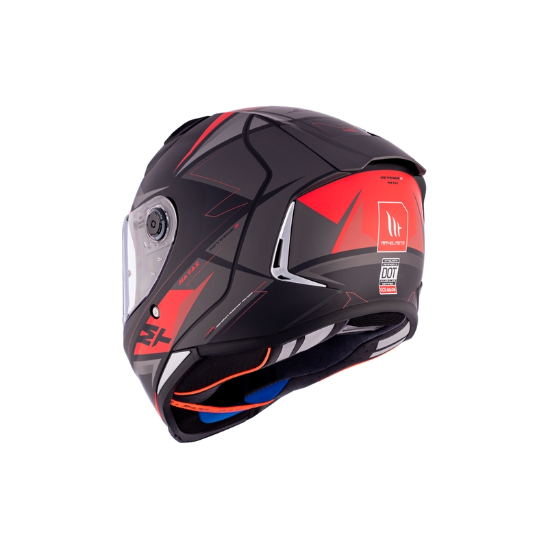 Kask motocyklowy integralny MT REVENGE 2 S HATAX B5 czarno-szaro-biały