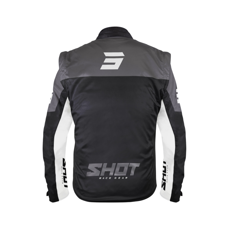 Kurtka softshellowa Shot Softshell Lite czarno-biała