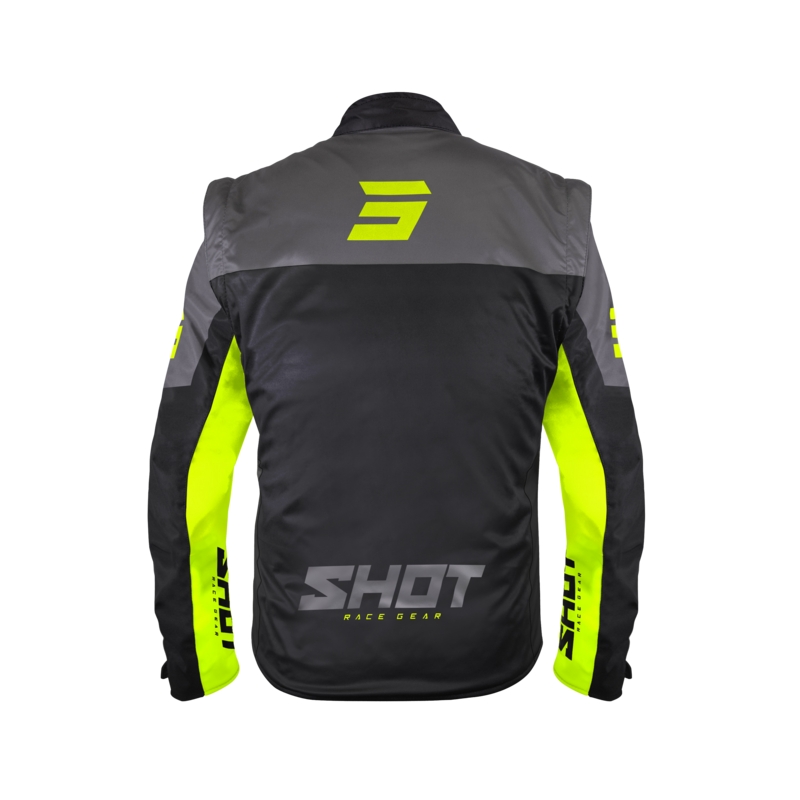Kurtka softshell Shot Softshell Lite black-fluo yellow