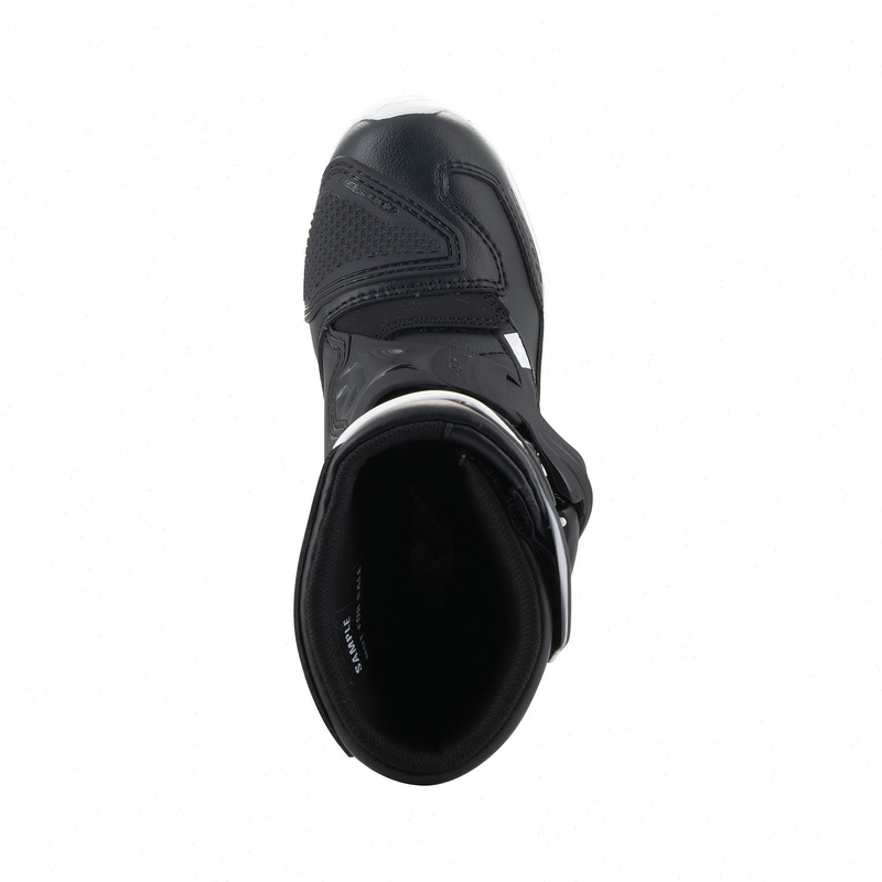 Buty motocyklowe dla dzieci Alpinestars Tech 3S w kolorze biało-czarnym