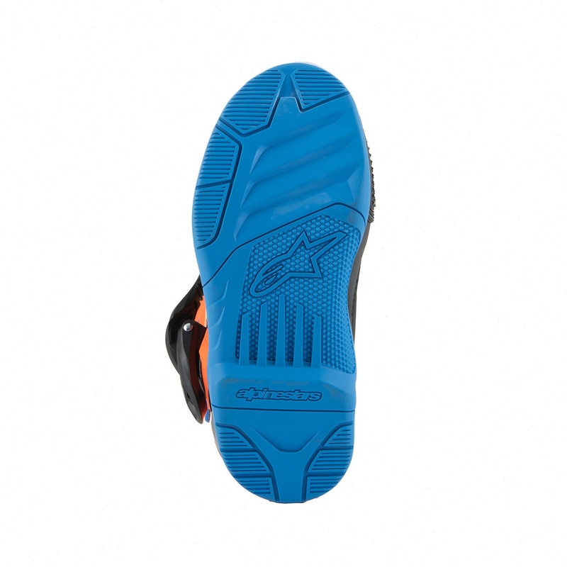 Alpinestars Tech 3S Kids Fluo Orange-Blue-Fluo Yellow-Black Buty motocyklowe dla dzieci