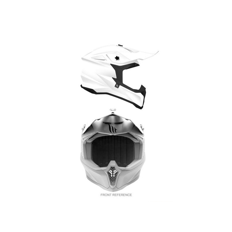 Motokrosowy kask MT Falcon biały