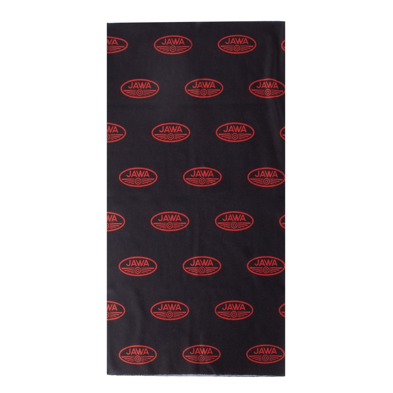 Multifunkční šátek na motorku JAWA černý