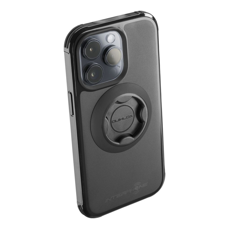 Pokrowiec ochronny Interphone QUIKLOX Tetraforce - Apple iPhone 15 Pro Max czarny