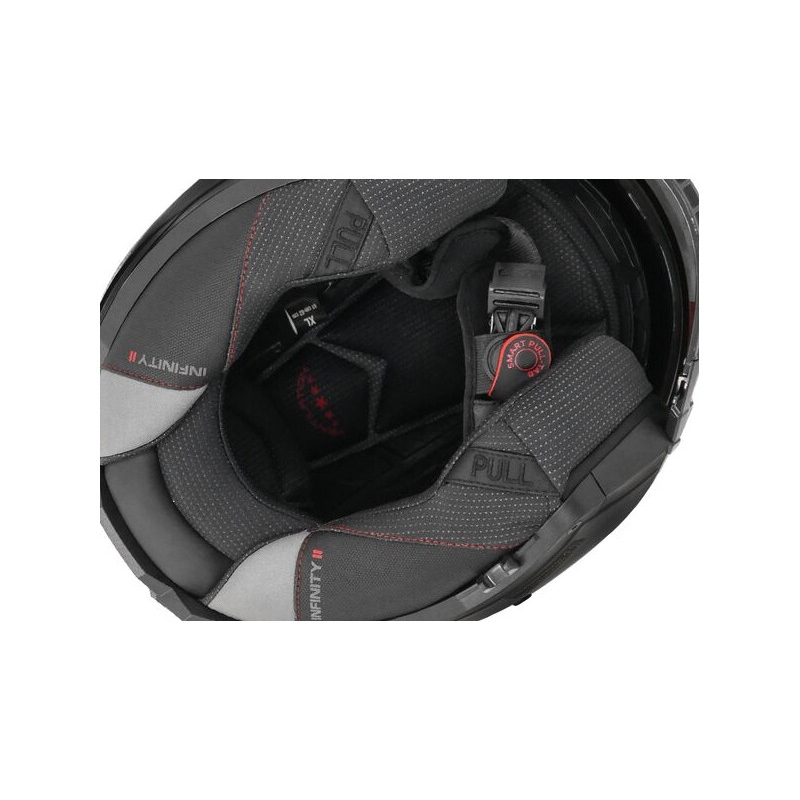 Otevřená helma na motorku LS2 OF603 Infinity II Carbon Solid černá matná