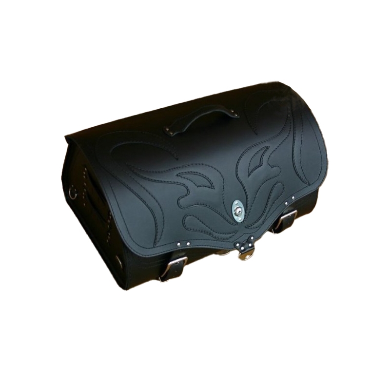 RSA K22 Black Demon czarna 42 l skórzana torba motocyklowa