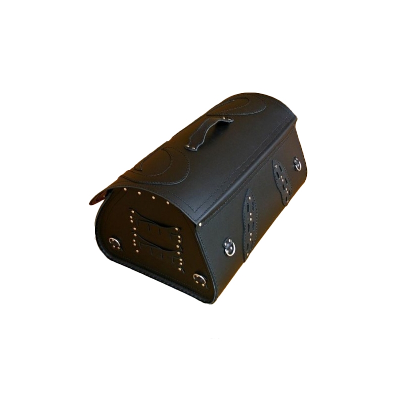 RSA K22 Black Demon czarna 42 l skórzana torba motocyklowa