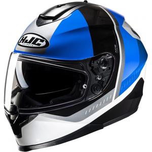 Integralny kask motocyklowy HJC C70N Alia MC2 czarno-biało-niebieski