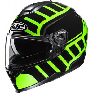 Integralny kask motocyklowy HJC C70N MC4H czarny-fluo zielony
