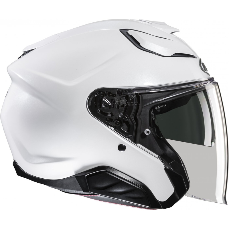 Otwarty kask motocyklowy HJC F31 Solid biały perłowy