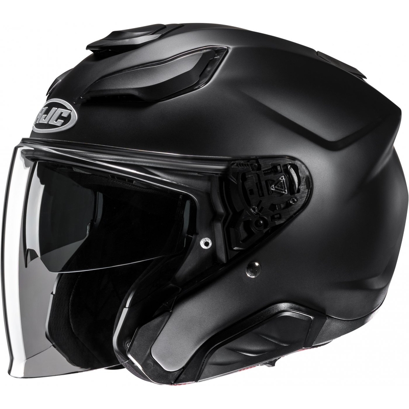 Otwarty kask motocyklowy HJC F31 Solid czarny